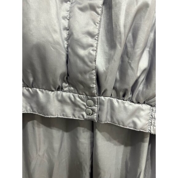 Vintage Adidas Tracksuit Silver Sz Small Zip Front Jacket Pull On Joggers Sporty - Picture 5 of 16